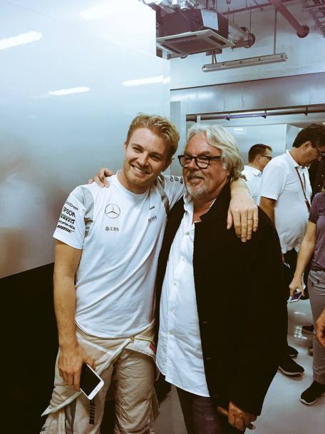 I due mitici Rosberg, pap Keke e Nico